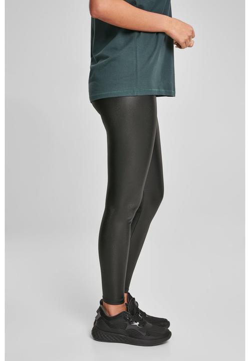 Actual product image Urban Classics Ladies Faux Leather High Waist Leggings 2-Pack (S)