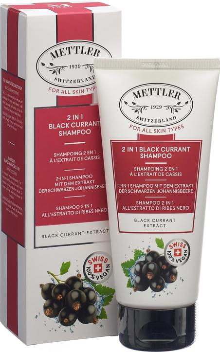 Produktbild Mettler1929 2-in-1 Shampoo mit Cassis-Extrakt (200 ml, Flüssiges Shampoo)