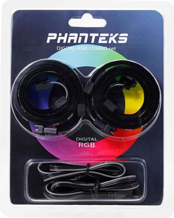 Produktbild Phanteks PC Gehäuse Upgrade Kit Digital Combo Set inkl. 2x LED Strip (Mehrfarbig)