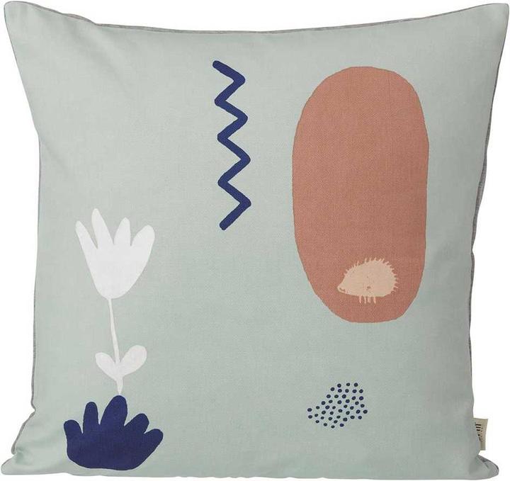 Ferm Living Landscape Cushion Mint (40 x 40 cm)