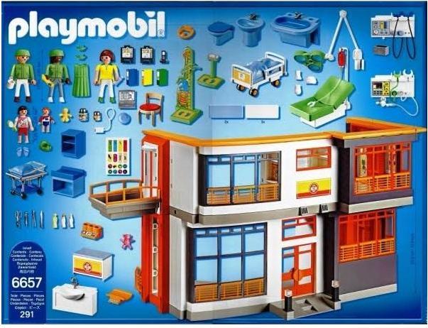 Actual product image Playmobil Paediatric clinic with facility (6657, Playmobil City Life)