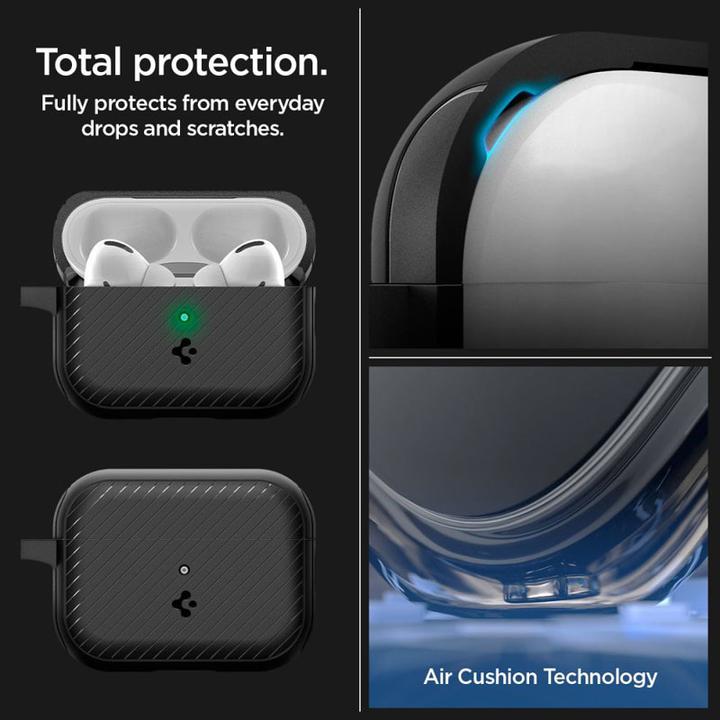 Image du produit Spigen MAG ARMOR MAGSAFE Apple AIRPODS PRO 1 / 2 MATTE BLACK (Sac pour écouteurs)