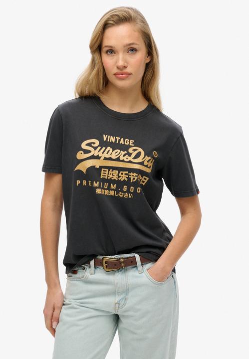 Actual product image Superdry Vl Metallic Relaxed Tee (10)