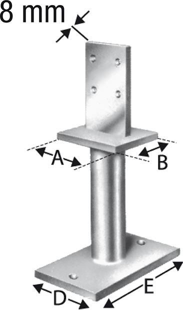 Simpson Strong-Tie Simpson PISB160G Support feet (Support foot, 1 pcs.)