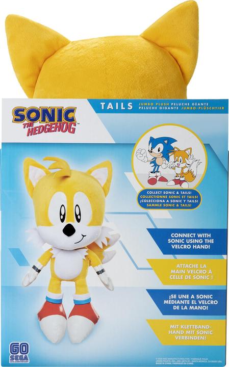 Actual product image Jakks Pacific Sonic - Jumbo Plush Tails (404794) (41.50 cm)