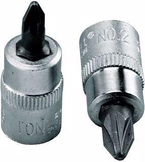 Produktbild technocraft Pozidrive-Schrauben-Einsatz 1/4", 32 mm (1/4")