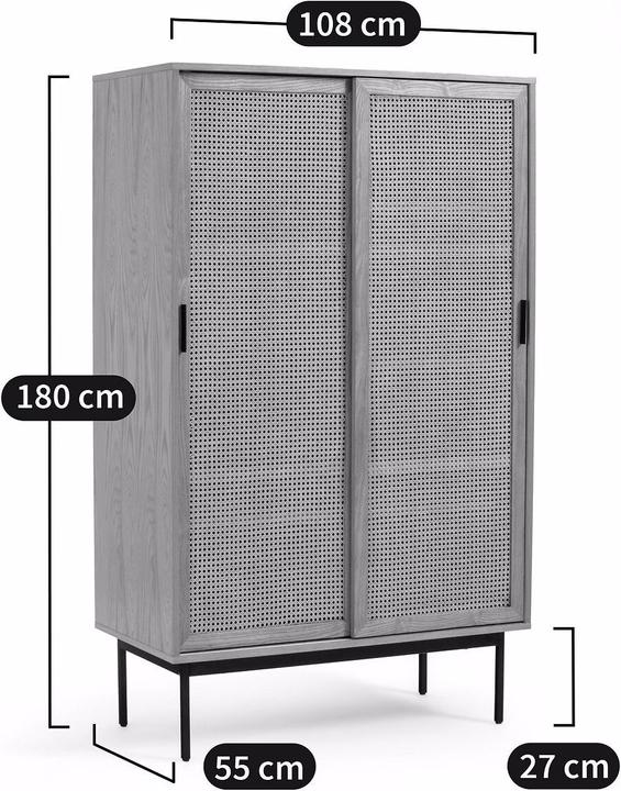 Image du produit La Redoute Interieurs Waska (108 x 55 x 180 cm)