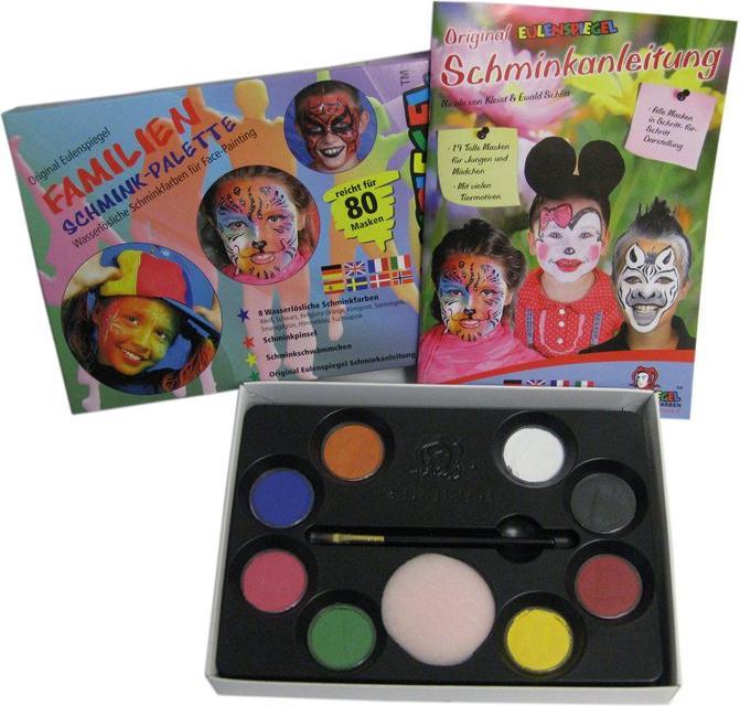 Produktbild Eulenspiegel Familien Schminkpalette