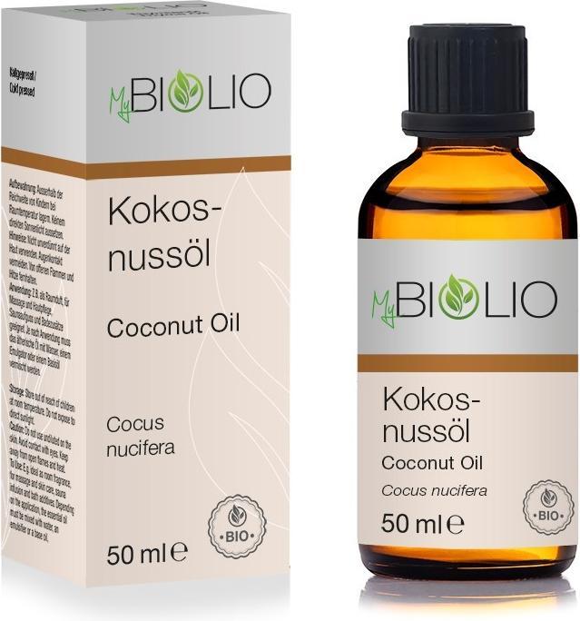 Produktbild MyBiolio Kokosnussöl (Körperöl, 50 ml)