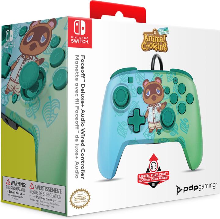 Immagine prodotto PDP Faceoff Deluxe + Audio Animal Crossing (Switch, Switch Lite, Switch OLED)