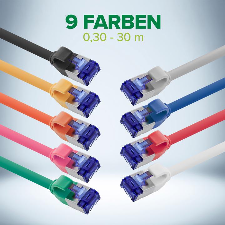 Produktbild InLine Patchkabel Slim (S/FTP, CAT6a, 1 m)
