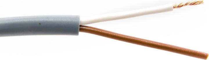 Actual product image Helukabel Cable 2x0.75mm² AWG20 GREY LIYY