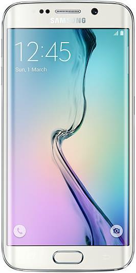 Samsung Galaxy S6 Edge (32 GB, Weiss, 5.10", Single SIM, 16 Mpx, 4G)
