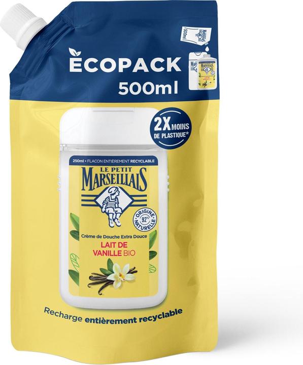 Le Petit Marseillais Duschcreme Nachfüllbeutel Vanille 500 ml (500 ml)