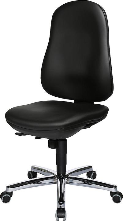 Image du produit Topstar Chaise de bureau SUPPORT SY, sans accoudoirs, mécanisme synchrone, résistant aux désinfectants