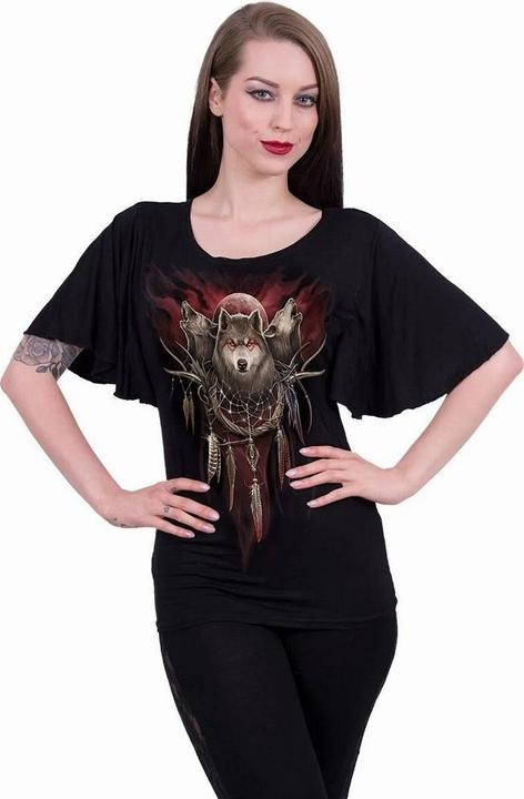 Immagine prodotto Spiral Cry Of The Wolf Top Manica a Pipistrello Donna (4XL)