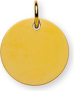 Natsumi Schmuck Anhänger Gravurplatte Gold 18K/750 (750/18 K Gelbgold)