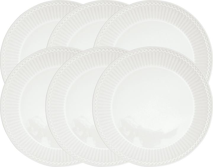 Produktbild Greengate Alice Frühstücksteller white 23cm Set6 (1 x)