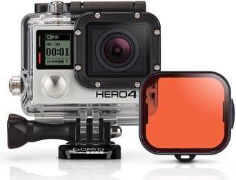 Produktbild GoPro Roter Tauchfilter passend für Tauch- und Armbandgehäuse (Armbandgehäuse, Tauchgehäuse)
