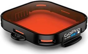 GoPro Filtre rouge de plongée (boîtier de plongée et boîtier avec fixation bracelet) (Boîtier de bracelet, Logement de plongée)