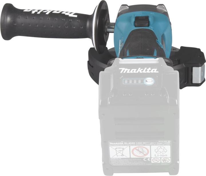 Actual product image Makita 40V Battery Angle Grinder GA041GZ (125 mm)