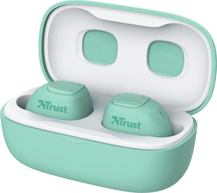Produktbild Trust Nika Compact Blueth Earphones Mint (ANC, 8 h, Kabellos)