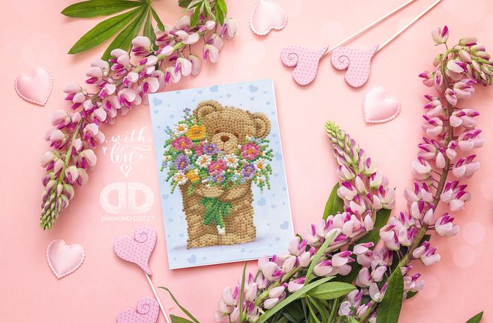 Produktbild Diamond Dotz Greeting Card- Bunch of Love