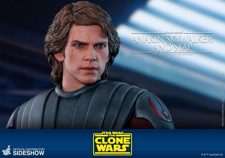 Image du produit Hot Toys Star Wars - The Clone Wars "Anakin Skywalker & STAP" 1/6 Scale Figurine