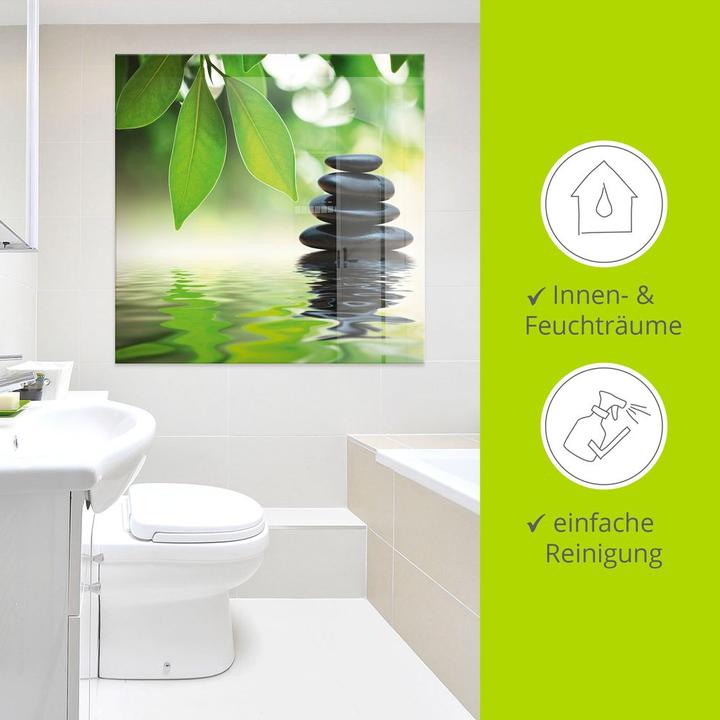 Produktbild Artland Zen Steinpyramide auf Wasseroberfläche T5UJ (45 x 60 cm)