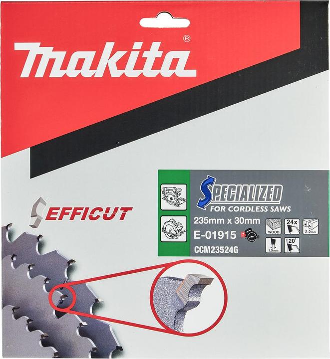Produktbild Makita EFFICUT Sägeblatt 235 x 30 x 24 Zähne