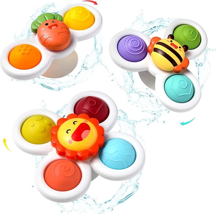 Activity Board 3-pack of suction cup spinners