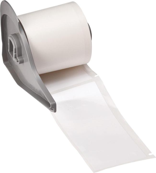 Produktbild Brady M7-38-423, Polyester, Weiss, glänzend, 48.26 x 101.60 mm, permanent (100 E.)