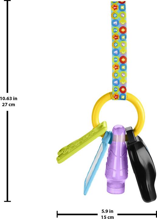 Produktbild Fisher-Price Play & Go Activity Keys- (D, F, I, E)