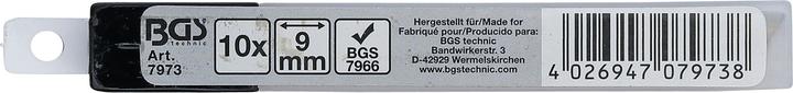 Produktbild BGS Ersatzklingen-Satz 9 mm 10-tlg. (Ersatzklinge)