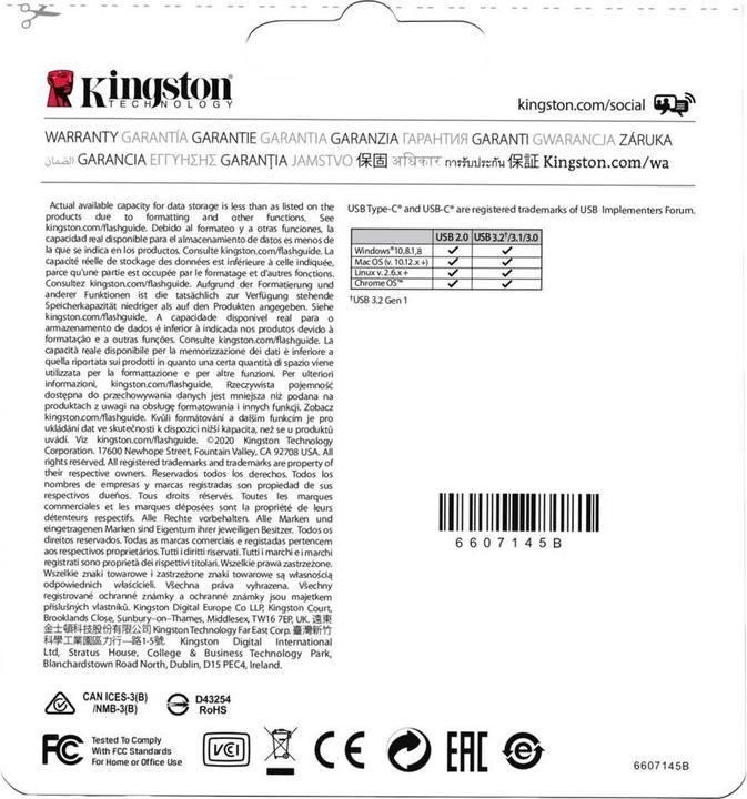 Produktbild Kingston DataTraveler microDuo 3C (64 GB, USB-C)