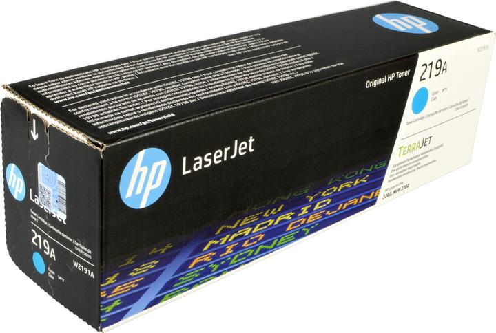 Produktbild HP 219A Cyan Original LaserJet-Tonerkartusche, 1200 Seiten, Cyan, 1 Stück(e) (C)