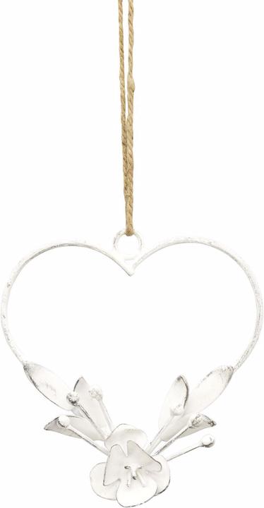 Exner Garten und Wohnaccessoires KerzenHänger ClairBlanc - weiss - Metall - 13x3x14 cm