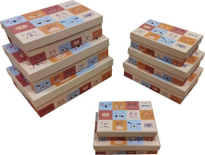 Produktbild PBS Austria Geschenkkarton Set 8er Babymotive Tiere (Geschenkbox, 1 x)