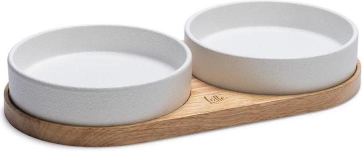 Actual product image Designed by Lotte Loijs double bowl (0.35 l)