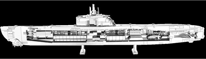 Image du produit Metal Earth constructie speelgoed sous-marin allemand type XXI
