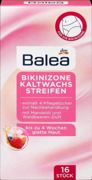 Produktbild dm Balea Kaltwachsstreifen Bikinizone