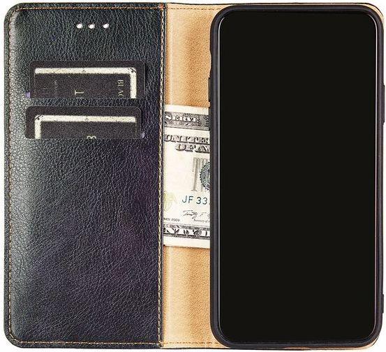 Actual product image MU Classic Crazy Horse V Leather Bookcover Series (Samsung Galaxy S22+)