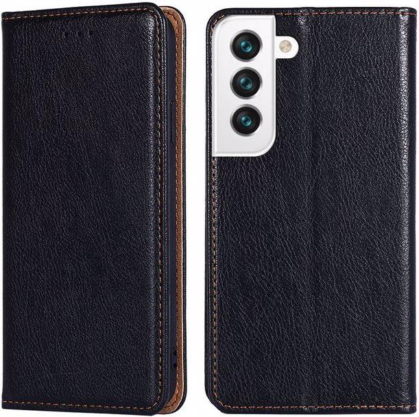 Actual product image MU Classic Crazy Horse V Leather Bookcover Series (Samsung Galaxy S22+)
