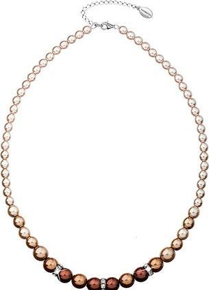 Evolution Group Necklace with pearls 32.005.3 brown (L)