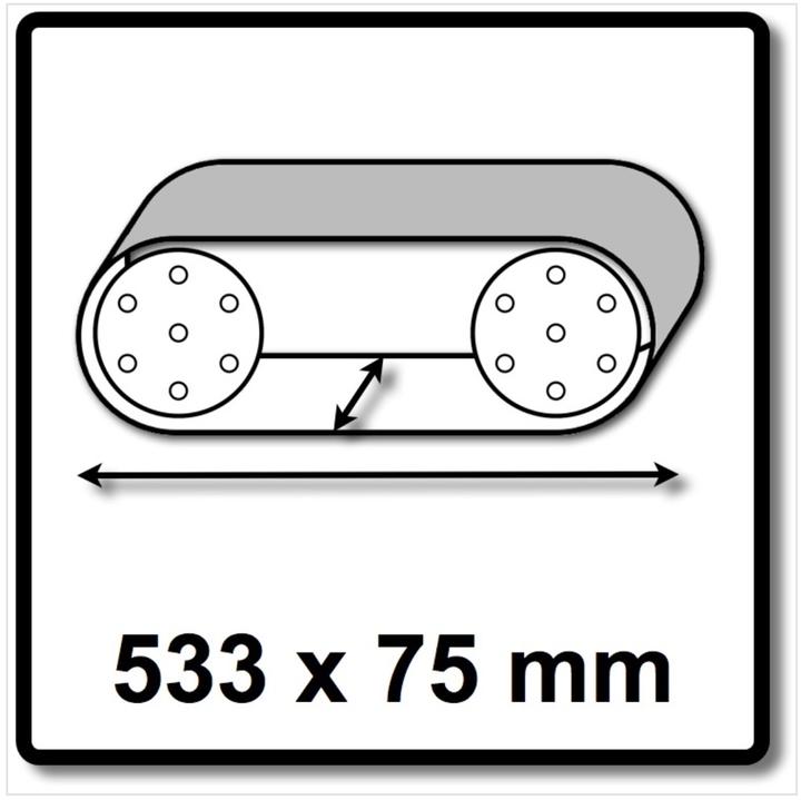 Produktbild Festool Schleifband L533X 75-P120 RU2/10 (P120)