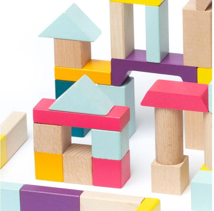 Produktbild Cubika Holzblöcke Set 100 Stück