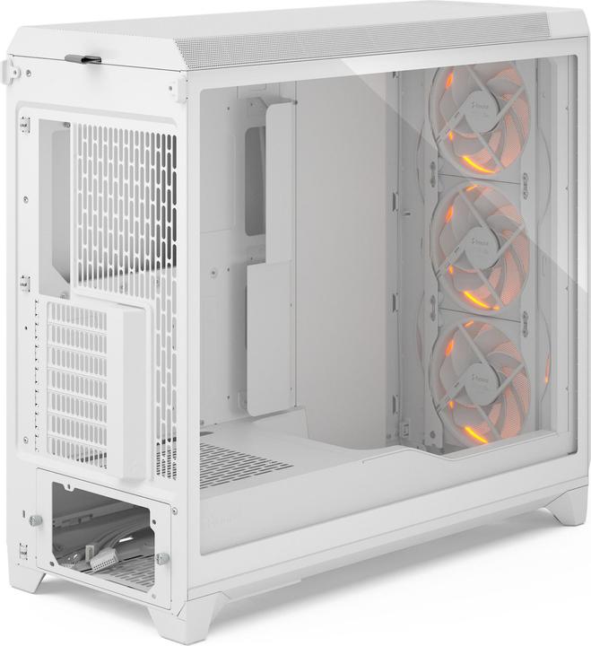 Produktbild Fractal Case Meshify 3 XL White RGB TG Clear Tint (ITX, SSI CEB, ATX, E-ATX, SSI EEB, mATX, EE-ATX)