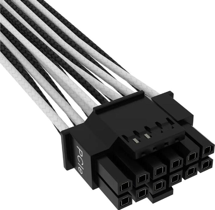 Actual product image Corsair Premium 12+4-pin 12VHPWR-600-W cable for PCIe Gen 5 with single jacket