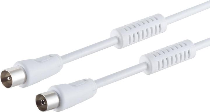 Produktbild Shiverpeaks S/CONN maximum connectivity Antennenkabel mit Mantelstromfilter, > 100 dB, weiss, 1,5m (100 dB, Antennenkabel)