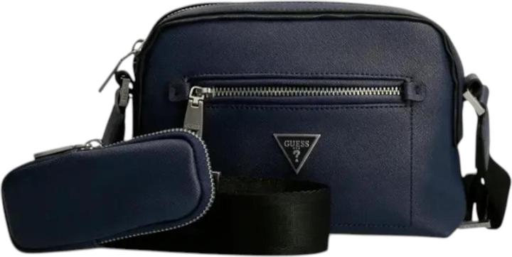 Actual product image Guess Certosa, Synthetic Leather, Textile Crossbody Bag, Blue, HMCERTP2228